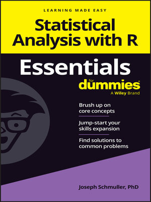 cover image of Statistical Analysis with R Essentials For Dummies
